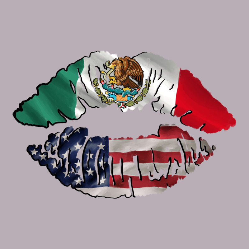 Mexico Usa Lips Vintage Tee by AdoDesignShop | Teevron