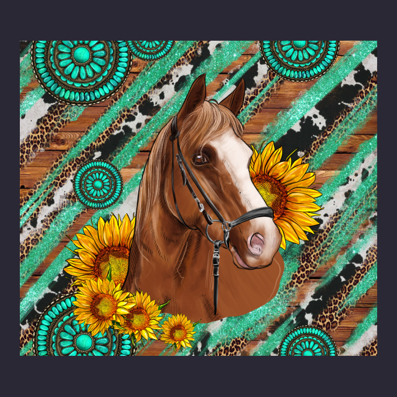 Western Horse With Gemstone And Sunflower Vintage Tee by Artiststas | Teevron
