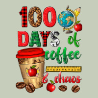 100 Days Of Coffee And Chaos Ladies Tee | Teevron