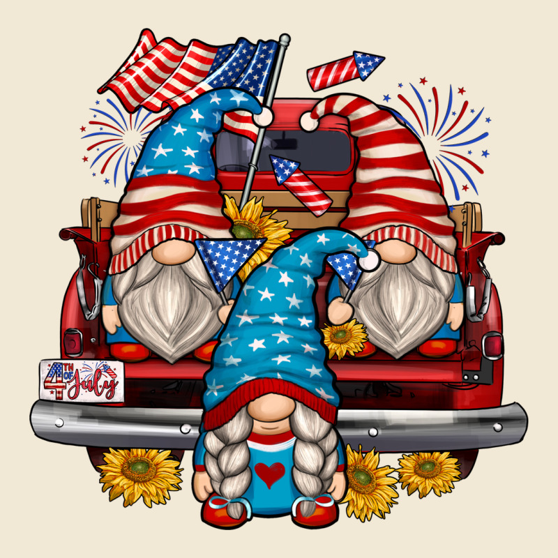 4th Of July Gnomes Farm Truck Ladies Tee by Zillion Design Studio | Teevron