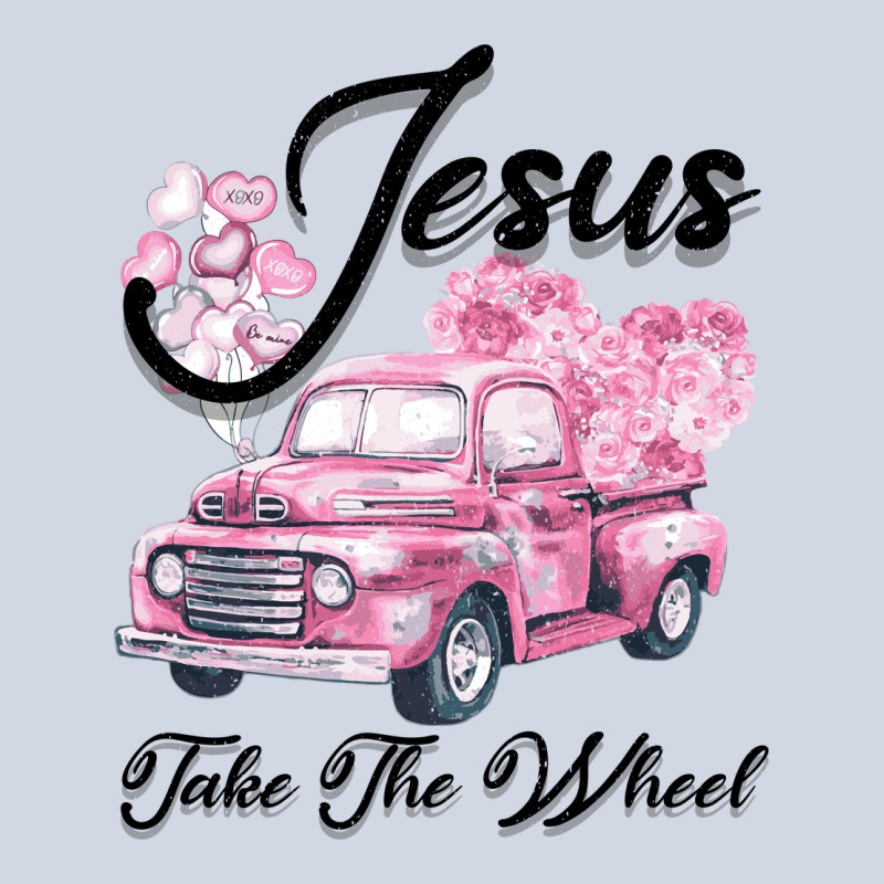Leopard Floral Pink Car Jesus Take The Wheel Premium Sweatshirt by Bettercallsaul | Teevron