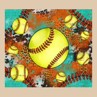 Softball Cowhide Turquoise Glitter Tumbler Classic Tee | Teevron