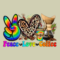 Peace Love  Coffee Heavy Core Tee | Teevron