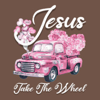 Leopard Floral Pink Car Jesus Take The Wheel Premium Sweatshirt | Teevron