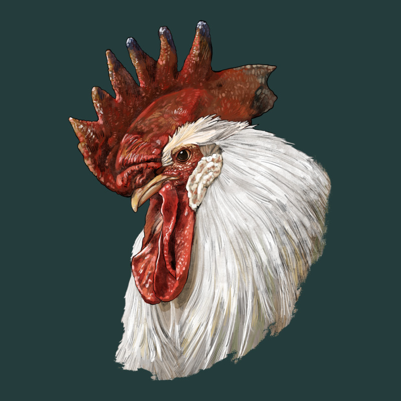 Leghorn Rooster Head Classic Tee by LillyAllenDesigns | Teevron