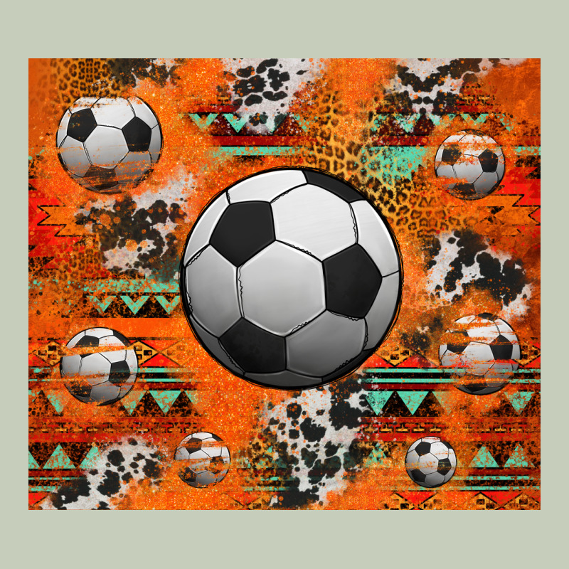 Soccer Aztec Glitter Tumbler Classic Tee by Jasminsmagicworld | Teevron