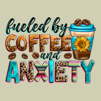 Fueled By Coffee And Anxiety Heavy Core Tee | Teevron