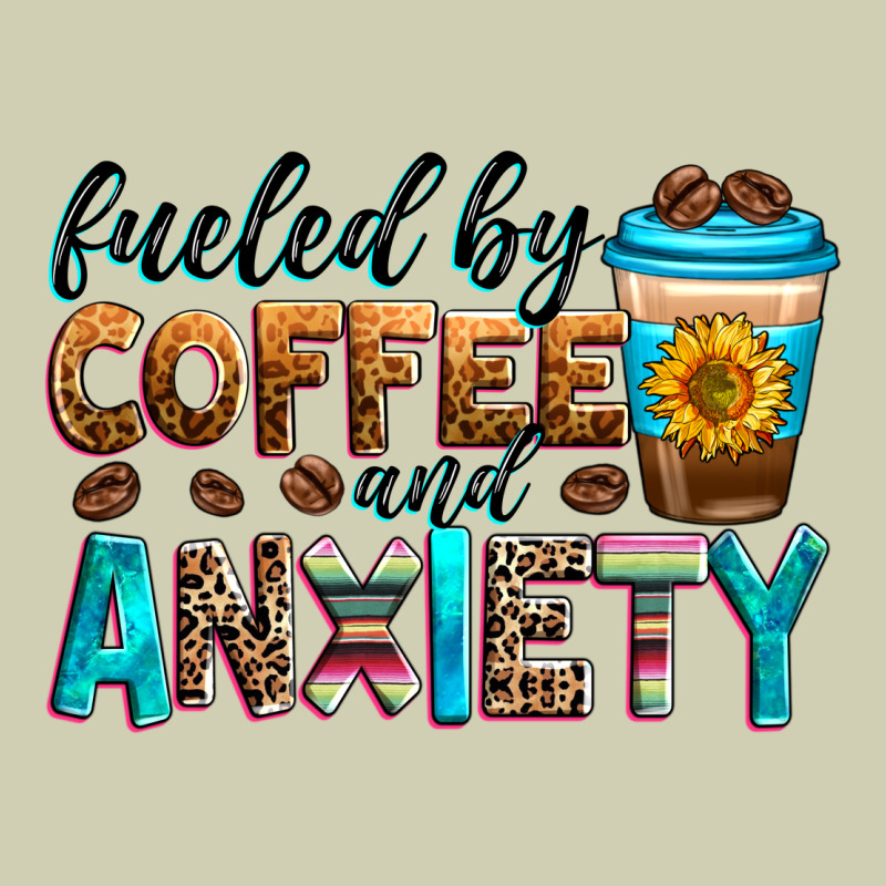 Fueled By Coffee And Anxiety Heavy Core Tee by Zillion Design Studio | Teevron