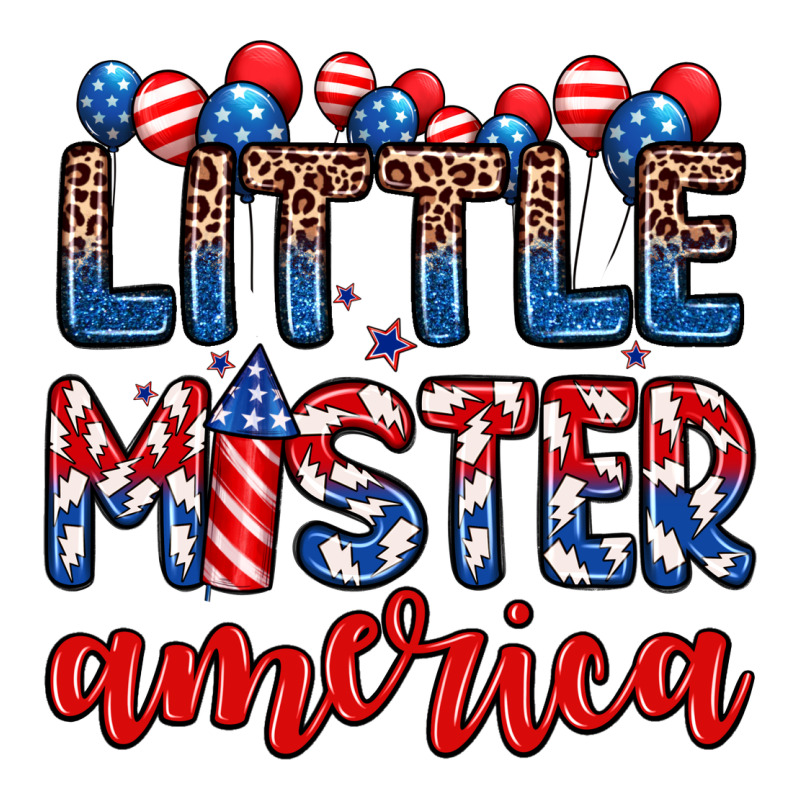 Little Mister America Ladies Tee by Zillion Design Studio | Teevron