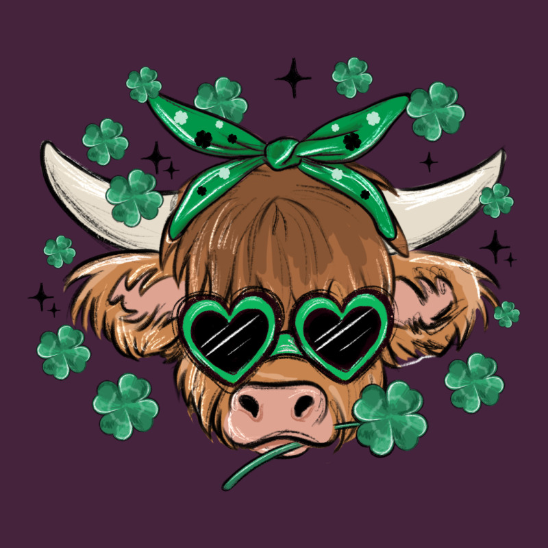 St Patrick's Day Cow Long Sleeve Tee by MaliasSmallBusiness | Teevron
