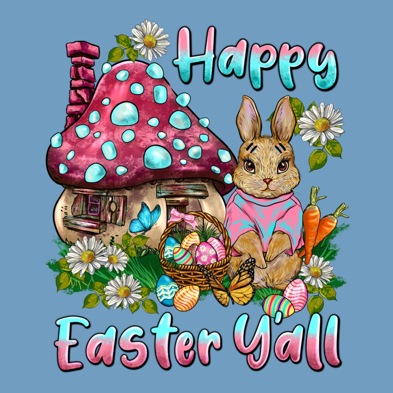 Happy Easter Y'all Rabbit Urban Heavy Tee by BarkalooDesign | Teevron