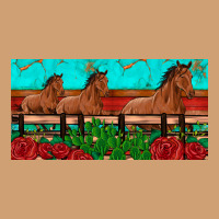 Horses Roses Ann Cactuses License Plate Vintage Tee | Teevron