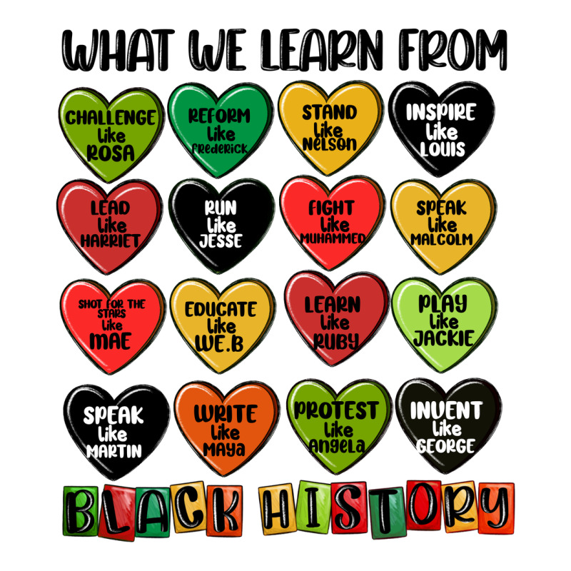 What We Learn From Black History Long Sleeve Tee by MaliasSmallBusiness | Teevron