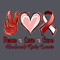 Peace Love Cure Head And Neck Cancer Vintage Hoodie | Teevron