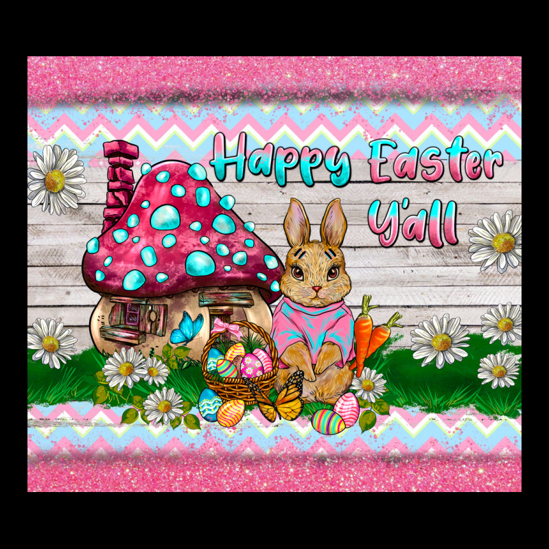 Happy Easter Y'all  Rabbit Urban Heavy Tee by BarkalooDesign | Teevron
