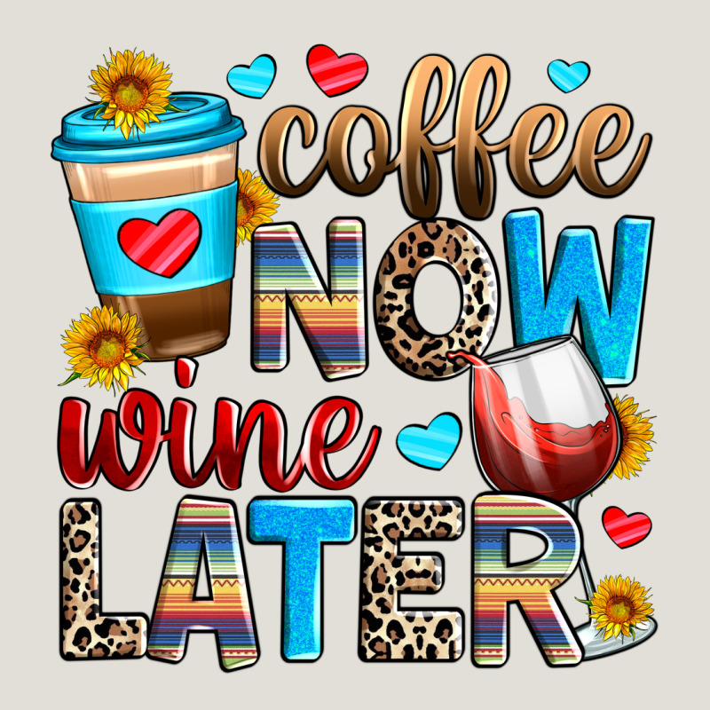 Coffee Now Wine Later Heavy Core Tee by Zillion Design Studio | Teevron