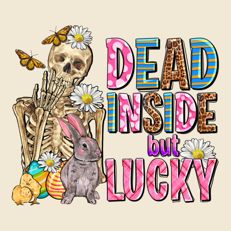 Easter Dead Inside But Lucky  With Skeleton Premium Tee by AdoDesignShop | Teevron