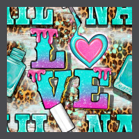 Love Nail And Polish With Leopard Seamless Pattern Bbs Zipper Hoodie | Teevron