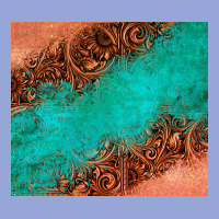 Leather Turquoise Glitter Tumbler Classic Tee | Teevron