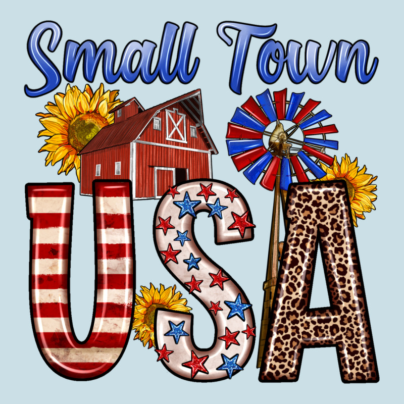 Small Town Usa Ladies Tee by Zillion Design Studio | Teevron