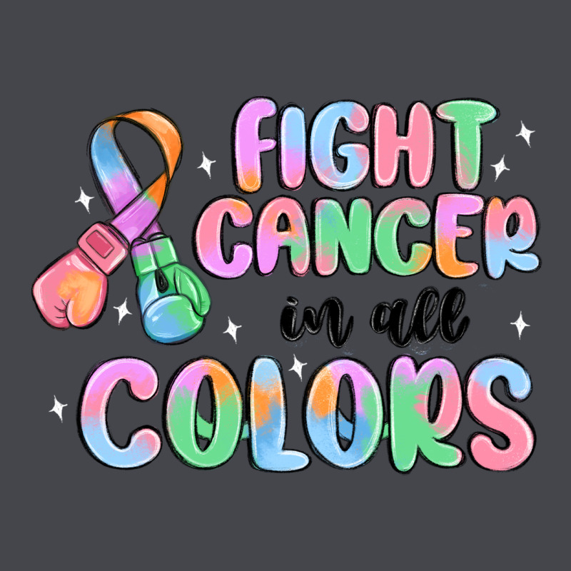 Fight Cancer In All Colors Long Sleeve Tee by MaliasSmallBusiness | Teevron