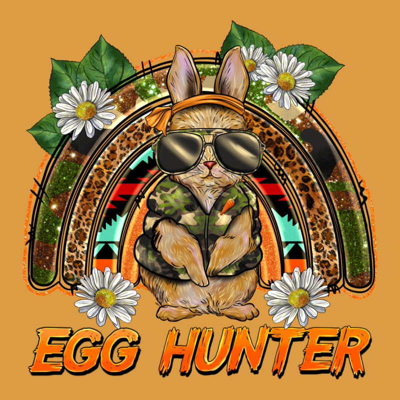 Easter Egg Hunter  Rabbit Rainbow Urban Heavy Tee by BarkalooDesign | Teevron
