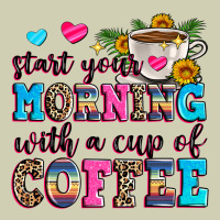 Start Your Morning With A Cup Of Coffee Heavy Core Tee | Teevron
