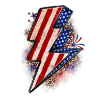 leopard american flag lightning bolt | Teevron