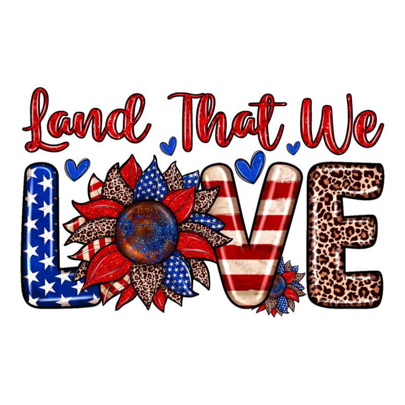 Land That We Love Ladies Tee by Zillion Design Studio | Teevron