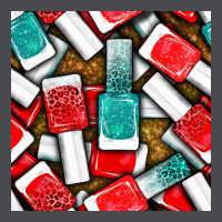 Nail Polish With Glitter Seamless Pattern Bbs Zipper Hoodie | Teevron