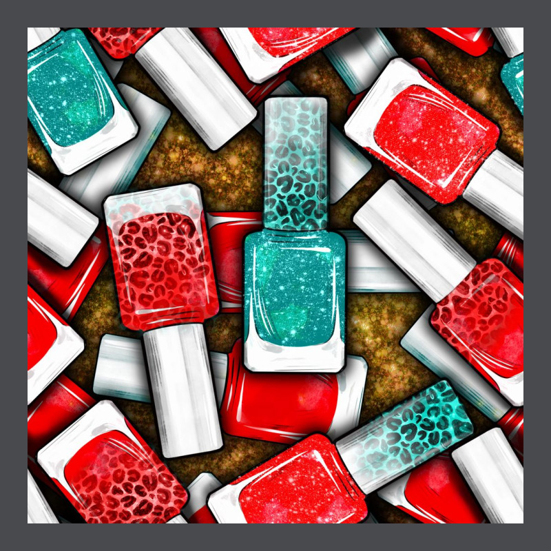 Nail Polish With Glitter Seamless Pattern Bbs Zipper Hoodie by BundleAndBundleShop | Teevron