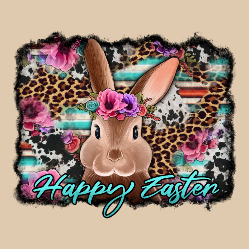 Happy Easter Bunny Western Background Heavyweight Sweatshirt by Jasminsmagicworld | Teevron