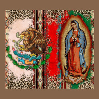 Virgin Mary Mexican Flag Premium Tee | Teevron