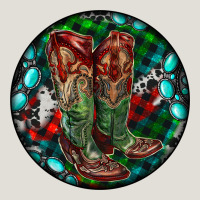 Christmas Cowboy Boots Heavy Core Tee | Teevron