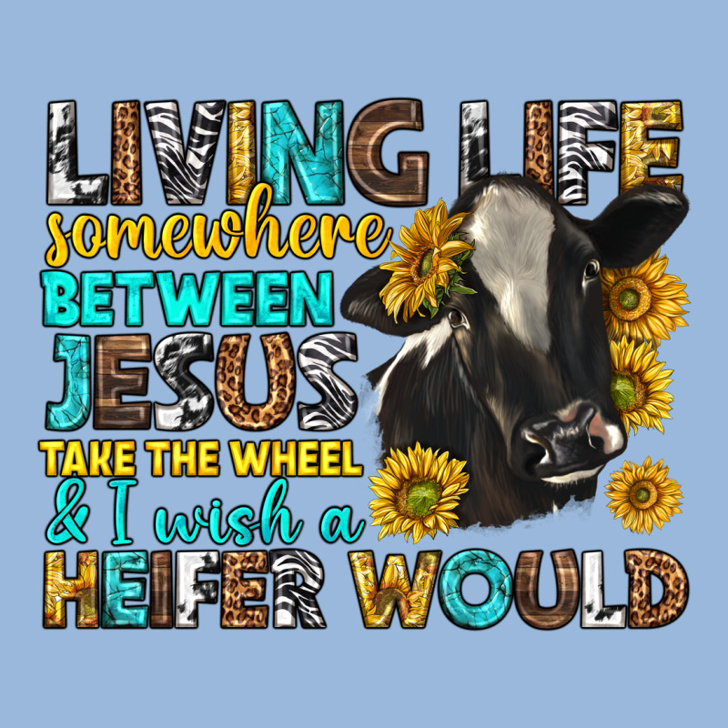 Living Life Somewhere Between Jesus Premium Hoodie by texasbilliewilder | Teevron