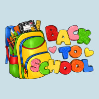 Back To School With School Bag Ladies Tee | Teevron