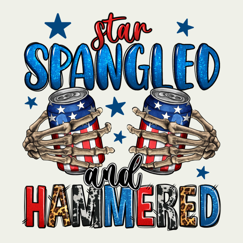 Star Spangled And Hammered Skeleton Hand Urban Heavy Tee by Jasminsmagicworld | Teevron