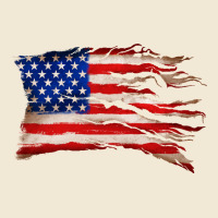 Tattered American Flag Ladies Tee | Teevron