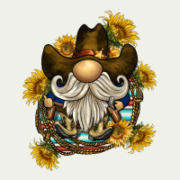 Cowboy Gnome Sunflower Rope Urban Heavy Tee | Teevron