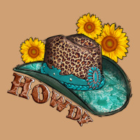 Howdy Leopard Tooled Leather Hat Vintage Tee | Teevron