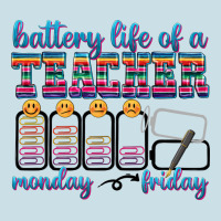 Battery Life Of A Teacher Ladies Tee | Teevron