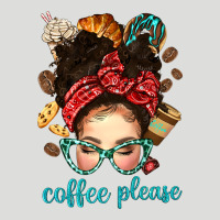 Coffee Please Messy Bun With Coffee Bean Bbs Zipper Hoodie | Teevron
