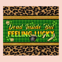 Dead Inside But Feeling Lucky 20oz Skinny Tumbler Urban Hoodie | Teevron