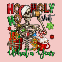 Ho Ho Holy Shit What A Year Christmas Skeleton Urban Heavy Tee | Teevron
