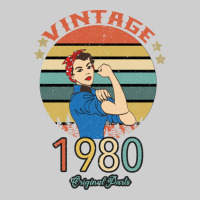 Vintage 1980 Original Parts Women 40th Birthday Premium Sweatshirt | Teevron