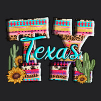Texas Tx Aztec Cactus Leopard Vintage Tee | Teevron