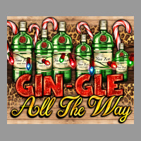 Gin Gle Christmas Gin Bottles Vintage Hoodie | Teevron