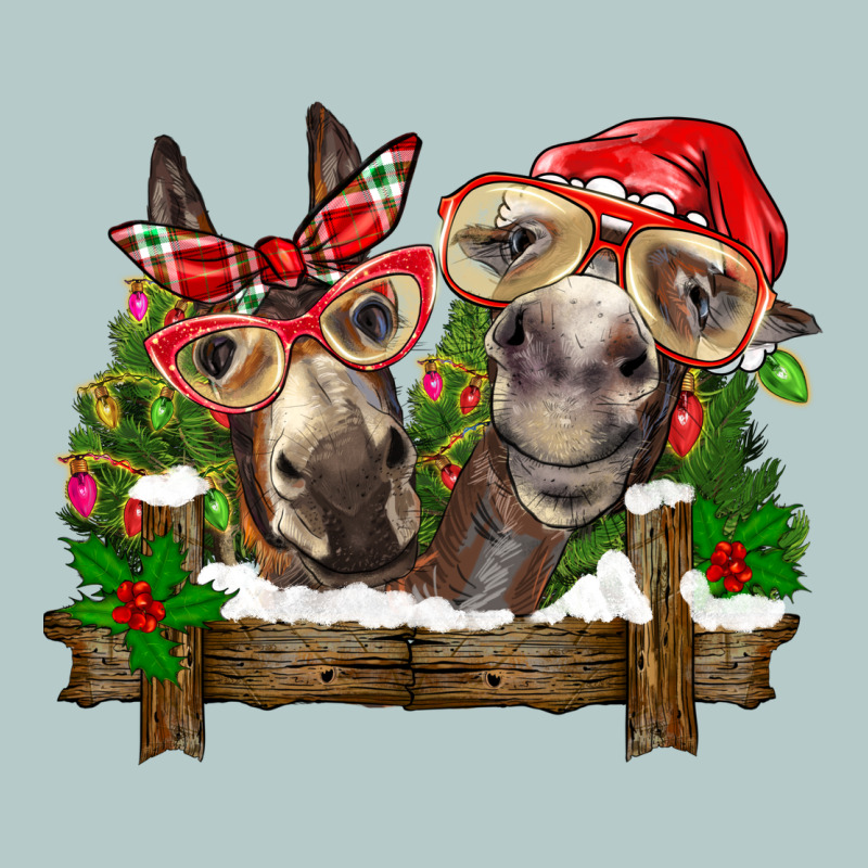 Christmas Donkeys Heavy Core Tee by BarkalooDesign | Teevron