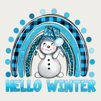Hello Winter Rainbow With Snowman Bbs Zipper Hoodie | Teevron