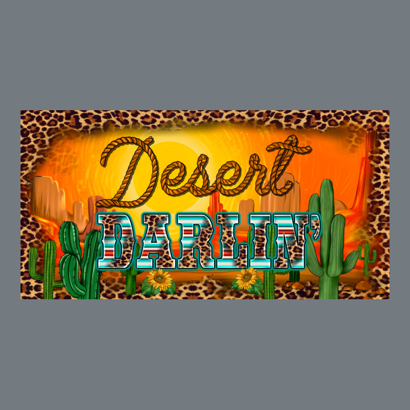 Western Desert Darlin Sunset Cactus Leopard Serape   License Plate Tem Heavyweight Sweatshirt by BarkalooDesign | Teevron